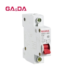 GADA 230V 400V Single phase 1 pole air mcb circuit breaker