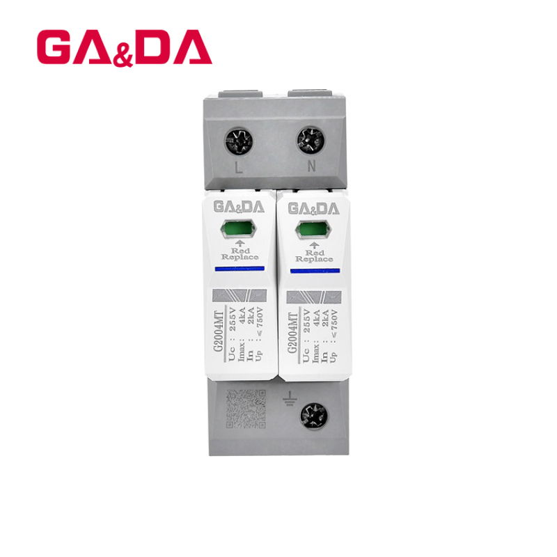 Two Phases Power Strip Surge over-voltage protection 2KA 4KA 8KA 255V best power SPD