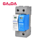 GADA Good Quality 35mm Din rails 30KA 70KA 280V 255V AC 1+NPE SPD power Surge Protector