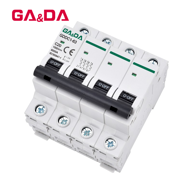 Professional Manufacture 1P 2P 3P 4P 1A-63A Mini DC MCB