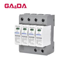 Open Electric Surge Protector 4P 280V AC Low Voltage Arrester Device spd 40k 80ka 240KA surge protector device