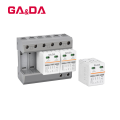 Surge Arrester Protector SPD 280V 3P 100KA AC Solar Surge Protective Device