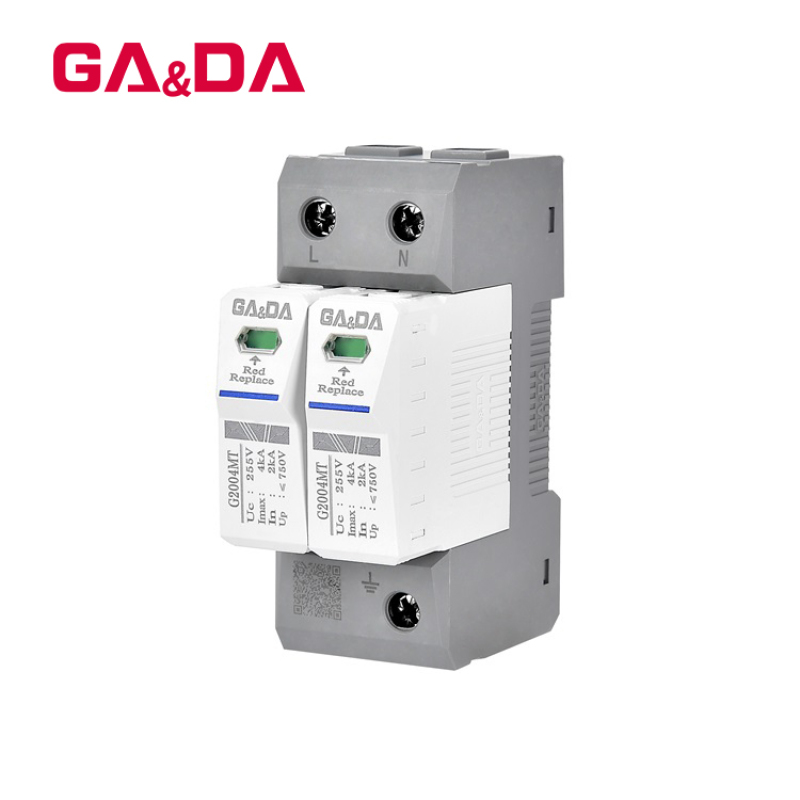 Two Phases Power Strip Surge over-voltage protection 2KA 4KA 8KA 255V best power SPD