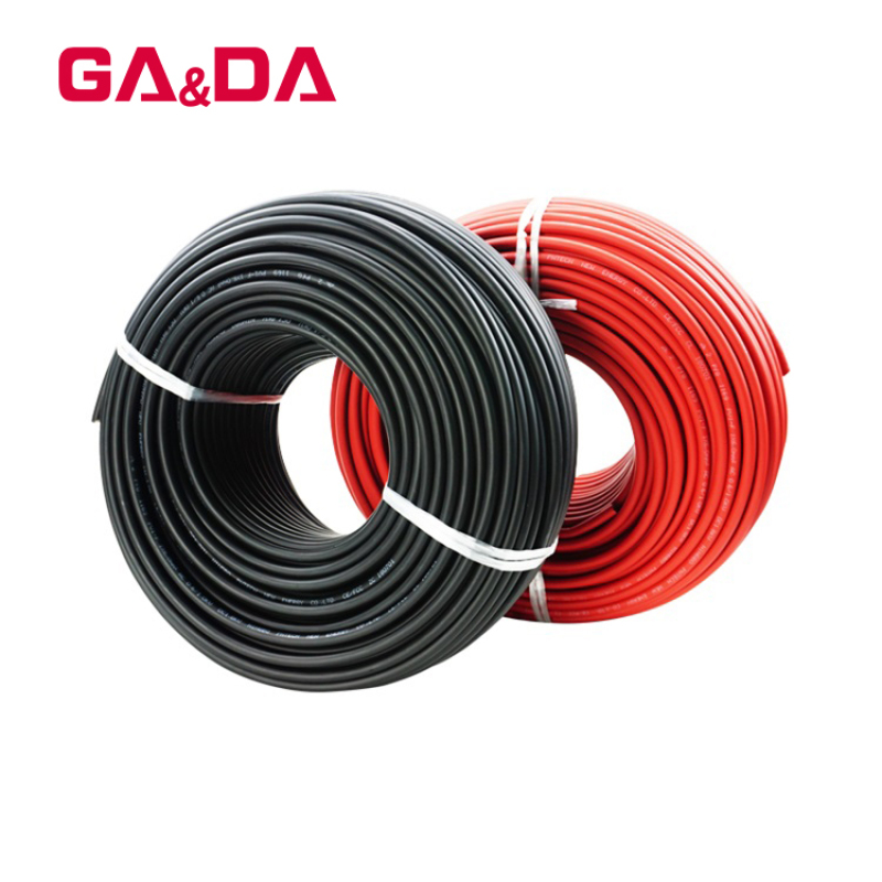 1*6mm  Tinned copper conductor  photovoltaic solar dc cable