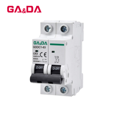 To supply 2P 4.5/6KA 1000V Good quality   MCB
