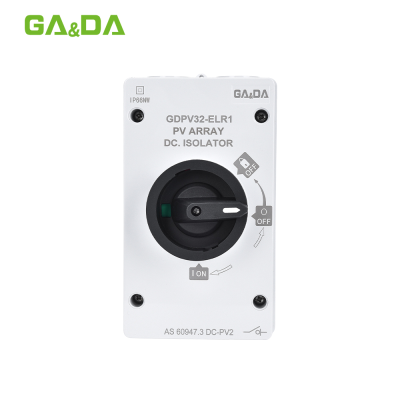 Reliable IP66 outdoor pv Isolation Switch 4p 32A 1000v dc changeover switch solar switch