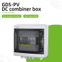 IP65 Plastic PV Combiner Box 1 In 1 Out Waterproof 500V Solar DC 2 String 500V Junction Box 4 Input 1 Output