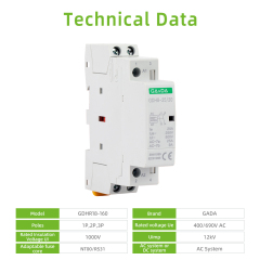 High quality  Din Rail AC Contactor Automatic Control Type Modular Contactor