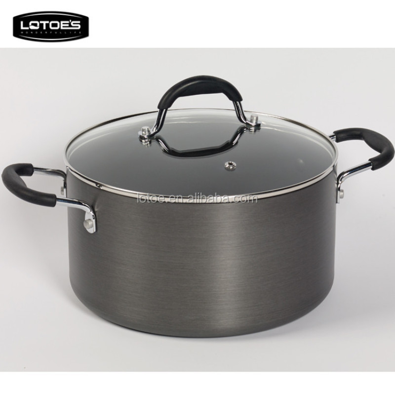 Professional supplier direct factory hard anodized pot casserole