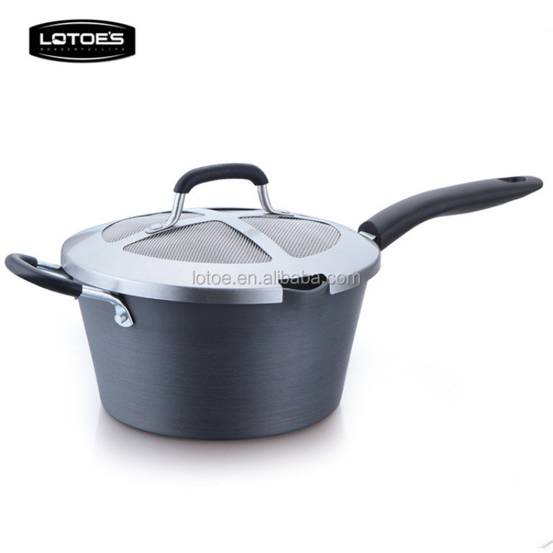 New heavy aluminum body metal basket with handle non-stick surface square roaster