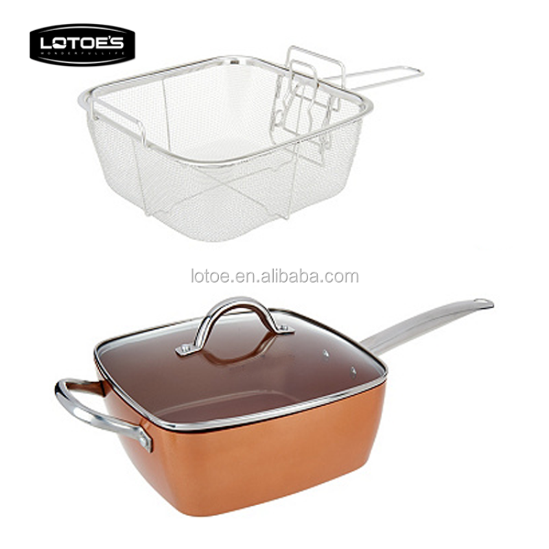 Popular copper color copper chef 9.5