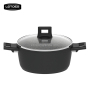Stone marble coating pan interior forged cookware set aluminum masterclass premium cookware non-stick cookware sets