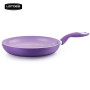 Hot selling colorful fry pan ceramic non-stick coating aluminum pan