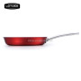 Zhejiang LOTOE'S professional cookware factory heat resistant paint exterior golden frying pan