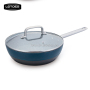 Lotoe aluminum ceramic cookware sets hard anodized fry pan non-stick cookware set