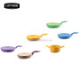Vegetables Ceramic coating kitchenware china fry pan with silicone handle