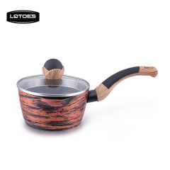 2018 LOTOE'S Aluminum Non-stick Beautiful Coating Cooking Fry Pan With Glass Lid Cookware