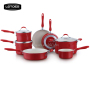 yongkang household aluminium nonstick cookware sets kitchen