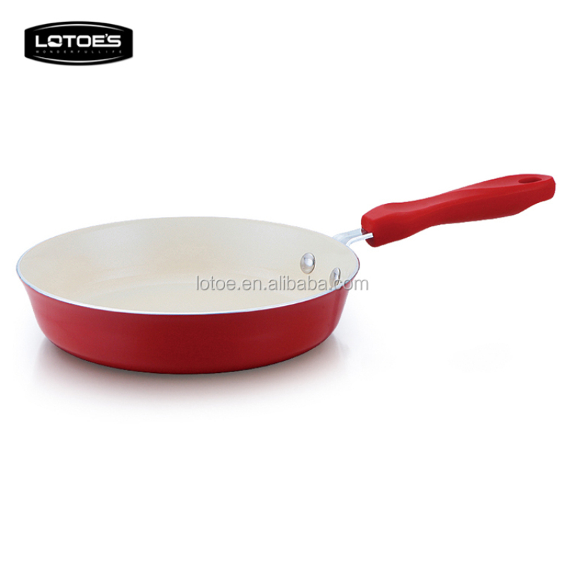 Lotoe's kitchen ware fry pan casserole sauce pan deep fry pan gradient cookware die cast cookware
