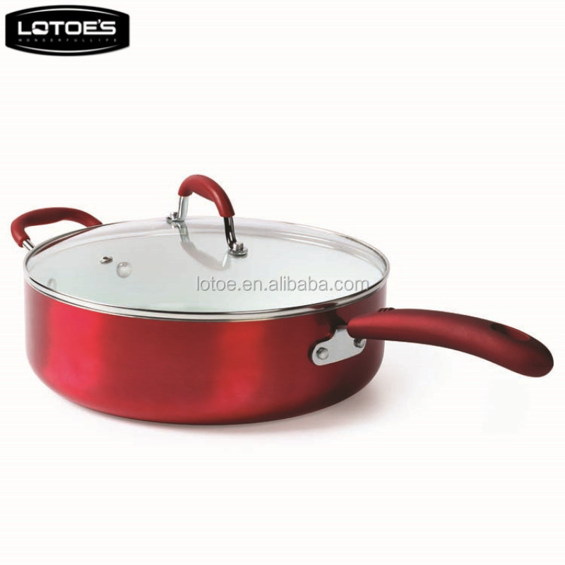 Yongkang LOTOE pressed nonstick ceramic coating kitchen set cookware casserole sauce pan frying pan
