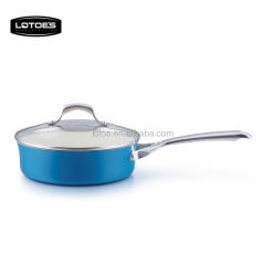 New Item Copy enamel deep fry pan, Pressed saute pan, hot sales