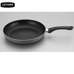 round non-stick white ceramic coated aluminium inductuin fry pan