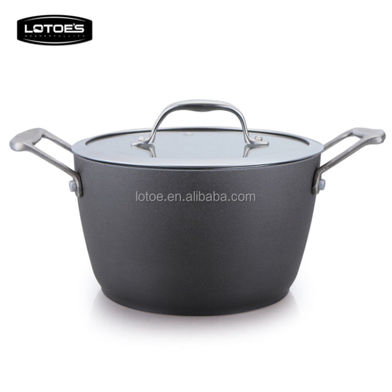 Lotoe's cookware set rough suface treatment non-stick coating frying pan saute pan