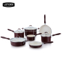 yongkang household aluminium nonstick cookware sets kitchen