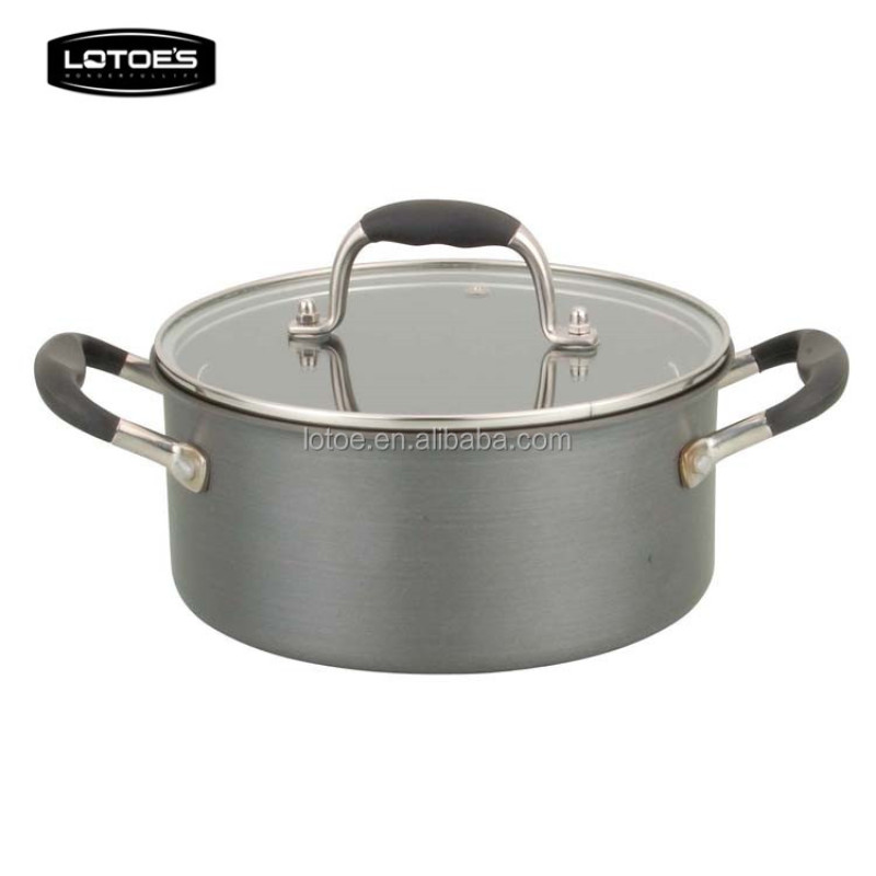 Zhejiang LOTOE'S luxury aluminum hard anodized casseroles for happy cooking