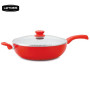 non stick ceramic coating seaon aluminium induction big wok