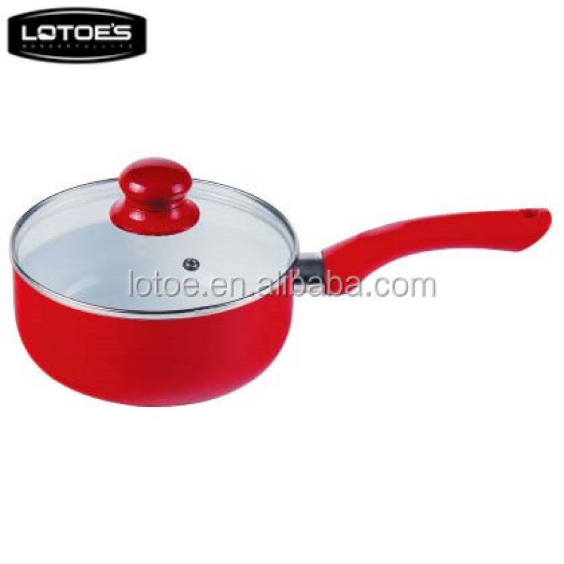 Pressed aluminum cookware set non-stick ceramic coating pan
