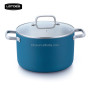 new designed aluminium plus stainless steel casserole pan casserole pot