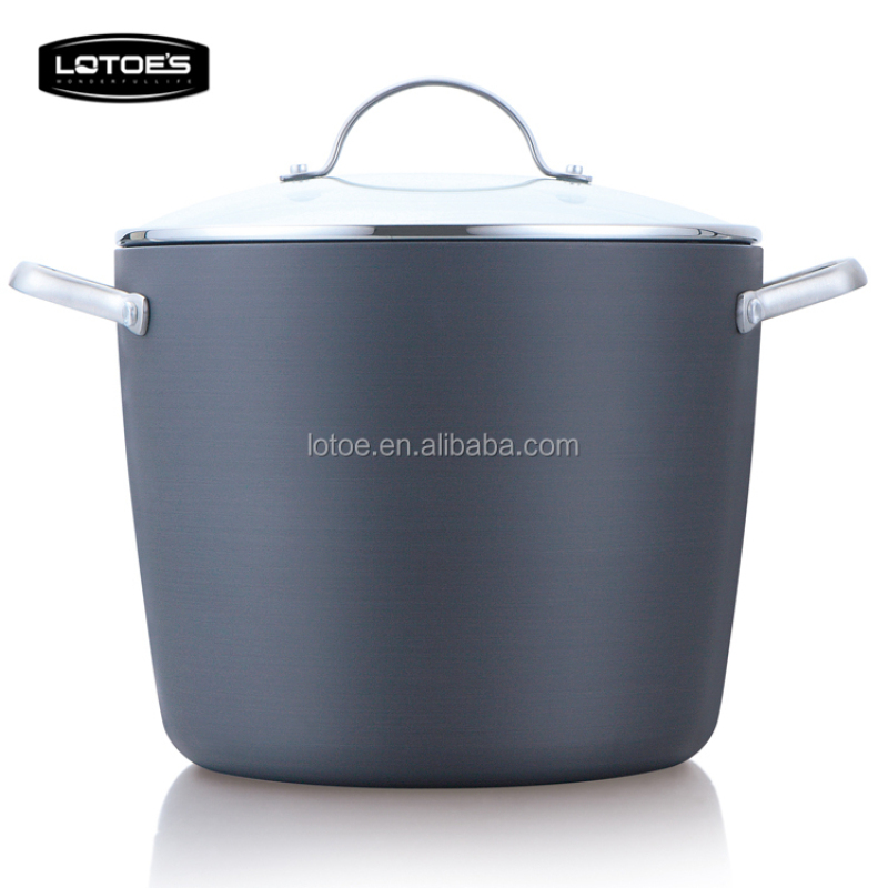 New hard anodized palm restaurant cookware copper cookware