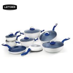 Ceramic coating with special wok pan/Bottom have some embossment wok pan/Heated evenly wok pan