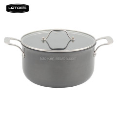 Zhejiang LOTOE'S luxury aluminum hard anodized casseroles for happy cooking
