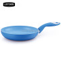 Wuyi LOTOE ceramic non stick coating aluminium household frying pan with soft touch handle