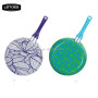 Aluminum non-stick pans with colorful silk printing design