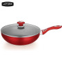 stone-coated nonstick forged aluminium big chinease wok