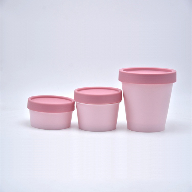 200g PP Plastic Cosmetic Jars for Skin Care Recyclable Face Cream Packaging Containers for Face Masks