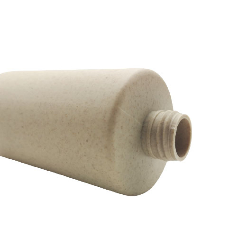 Biodegradable Bottle Eco-Friendly 500ml Biodegradable Cosmetic Shampoo Bottle Wheat Straw Plastic Recyclable with Pump Sprayer