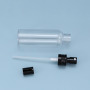 50ml clear Round Shoulder Lotion Serum Pump Bottle Empty Bottle for Skin and Hair Lotion