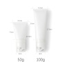 Glossy White 50ml/100ml Empty Five Ball Massage Tube Screw Cap Roll-on Bottle for Body Cream Cosmetic Packaging