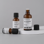 Label Sticker Printing Amber Glass Dropper Bottle 30ml Essential Oil Empty Bottles Package for Serum or Lotion