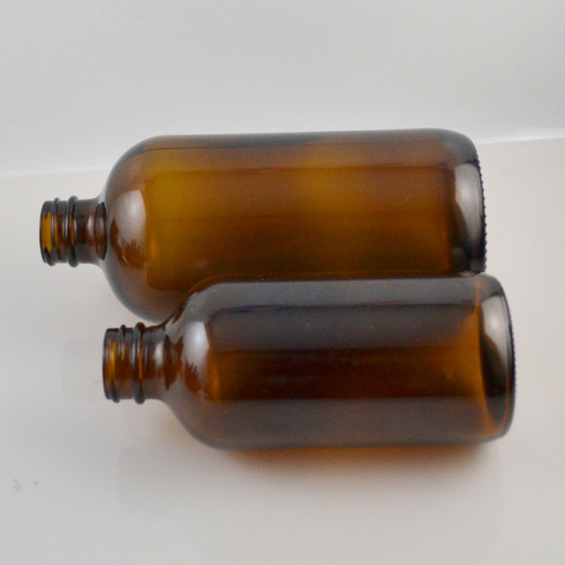 Best Seller 500ml Amber Glass Trigger Spray Bottle with Black Pump Sprayer for Cleaning Products and Aromatherapy