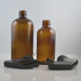Best Seller 500ml Amber Glass Trigger Spray Bottle with Black Pump Sprayer for Cleaning Products and Aromatherapy