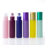 10ml Rainbow Color Essential Oil Perfume Roller Bottle with Roll on Sealing Type