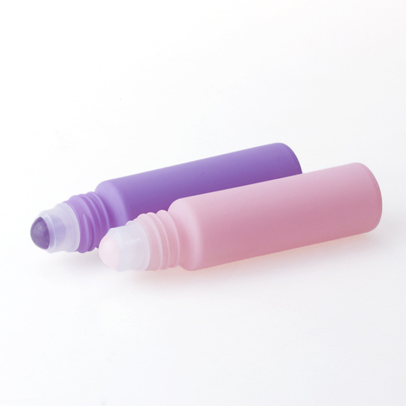 10ml Rainbow Color Essential Oil Perfume Roller Bottle with Roll on Sealing Type