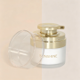 Gold Luxury Airless Pump Double Layer Acrylic Plastic Screw Cap Face Cream Jar 30ml 50ml Cosmetic Packaging