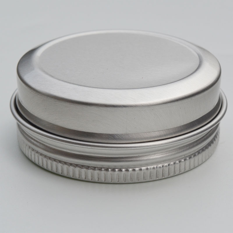 Factory Supply 1 oz 30ml Recyclable Cream Aluminum Jar with Screw Cap Roll on Sealing for Skin Care for Skin Care