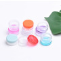 Hot Sale Pink Face Cream Jars Empty 3g 5g 10g Cosmetic Plastic with Screw Top for Skin Care Eye Cream Lipstick Mascara